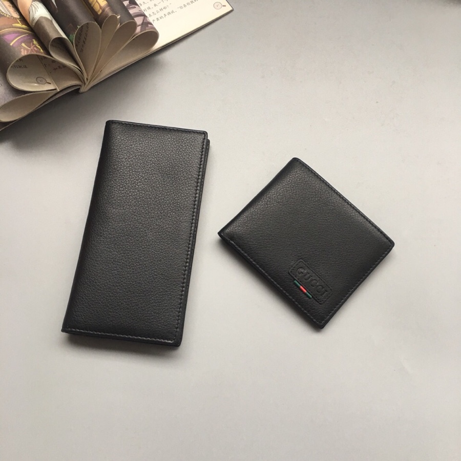 Black Leather Wallet QB-927003