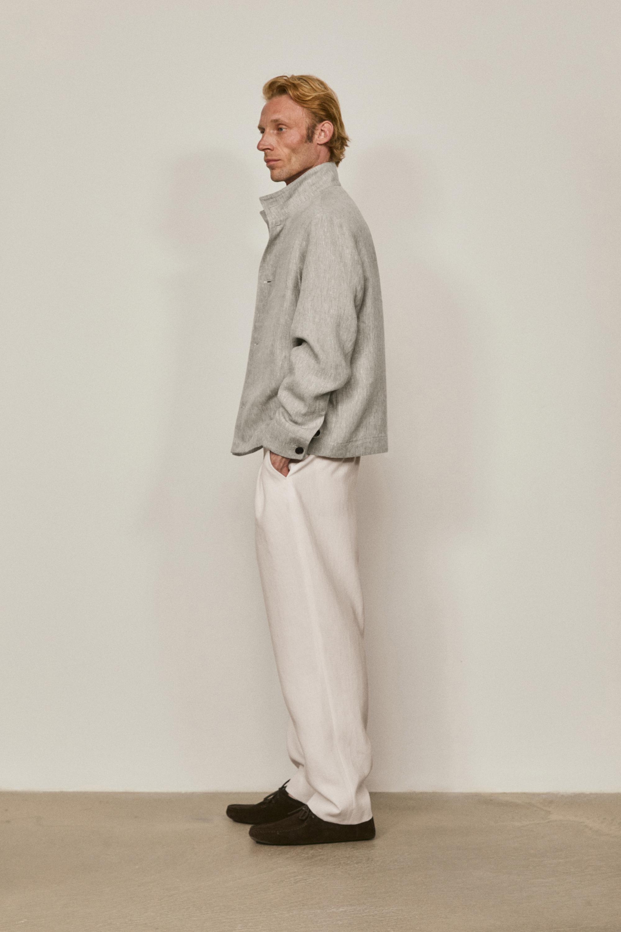 Chaqueta bomber total look lino - LIMITED EDITION