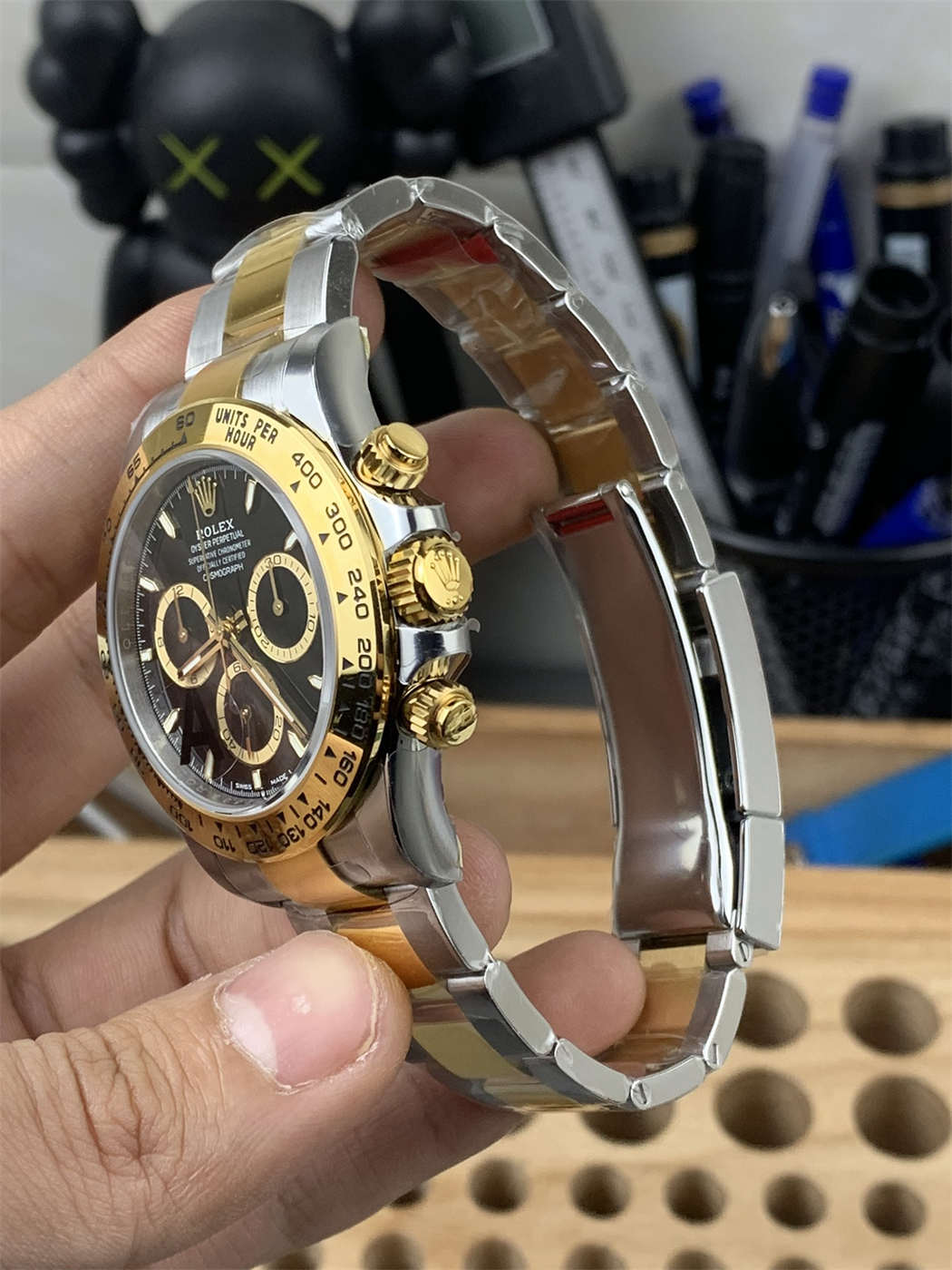 VSF Daytona Two Tone Black Dial Replica – Rolex 126503