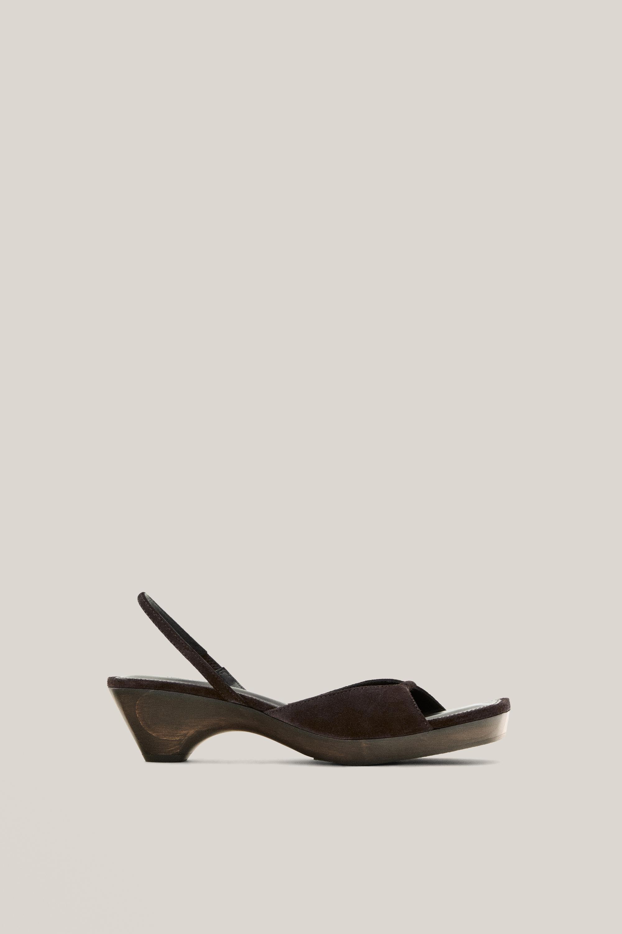 Sandalia tacón madera - Edición limitada
