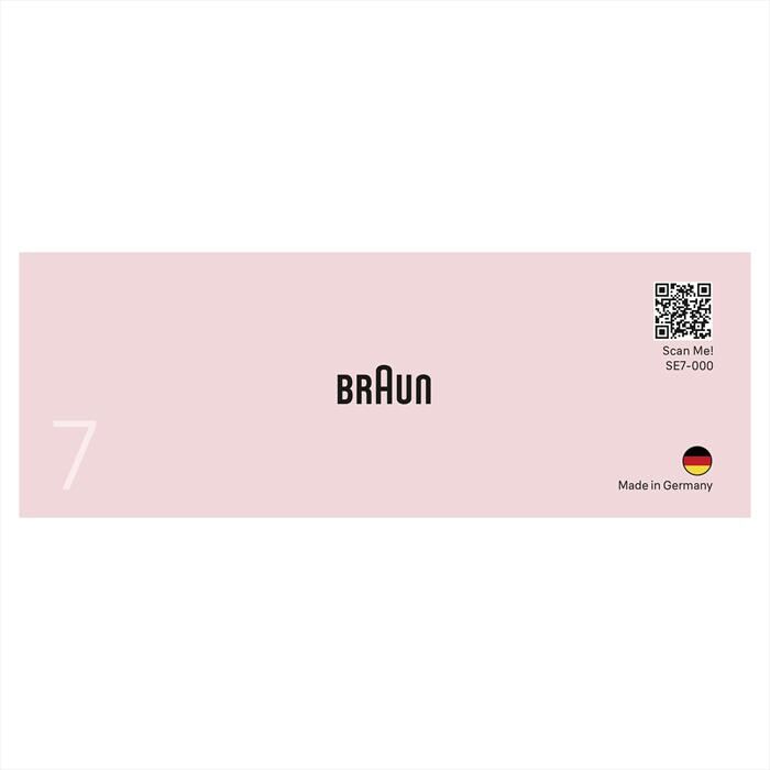BRAUN - Epilatore Elettrico SILK-ÉPIL 7 7-000-BIANCO/ROSA