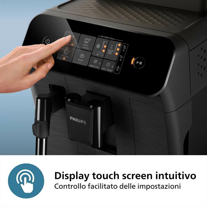 PHILIPS - Macchina da caffè automatica SERIES 800 EP0820/00-nero