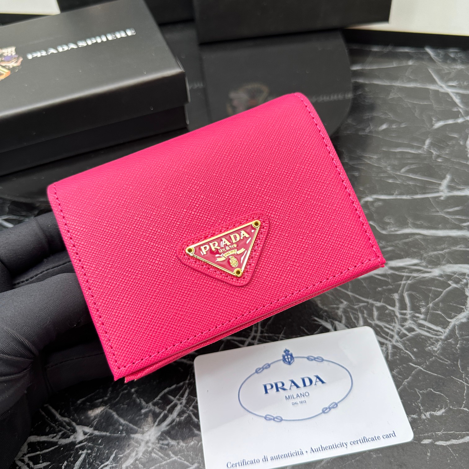 3.9″x3.5″x0.8″ Blue Leather Wallet QB-927063