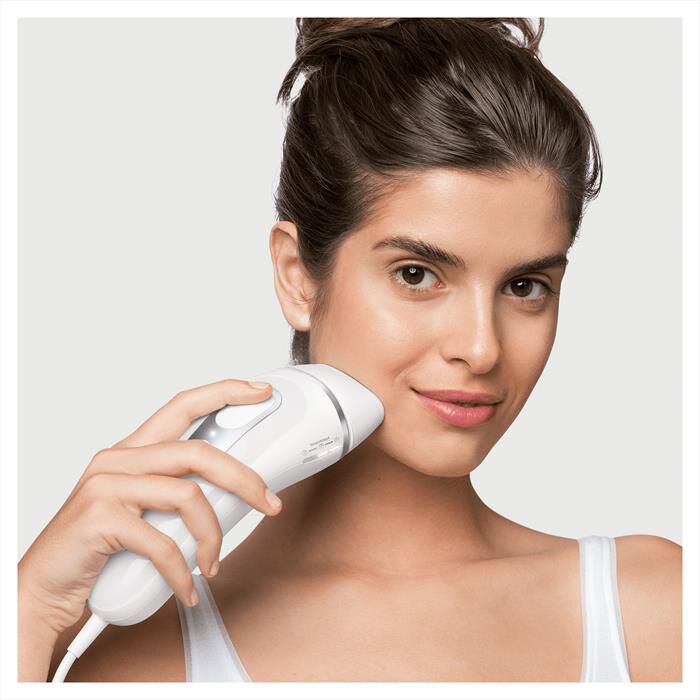 BRAUN - Epilatore a luce pulsate SILK EXPERT PRO 3 PL3020-BIANCO/ARGENTO