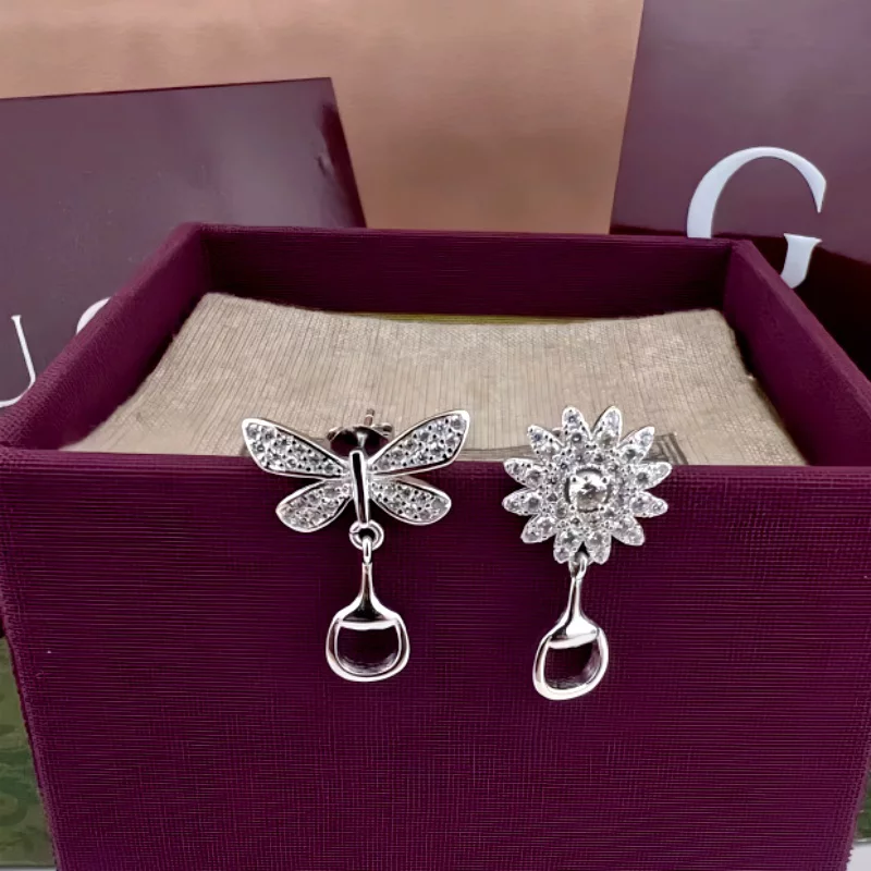 Stone-set Flowers Earrings ED-931283