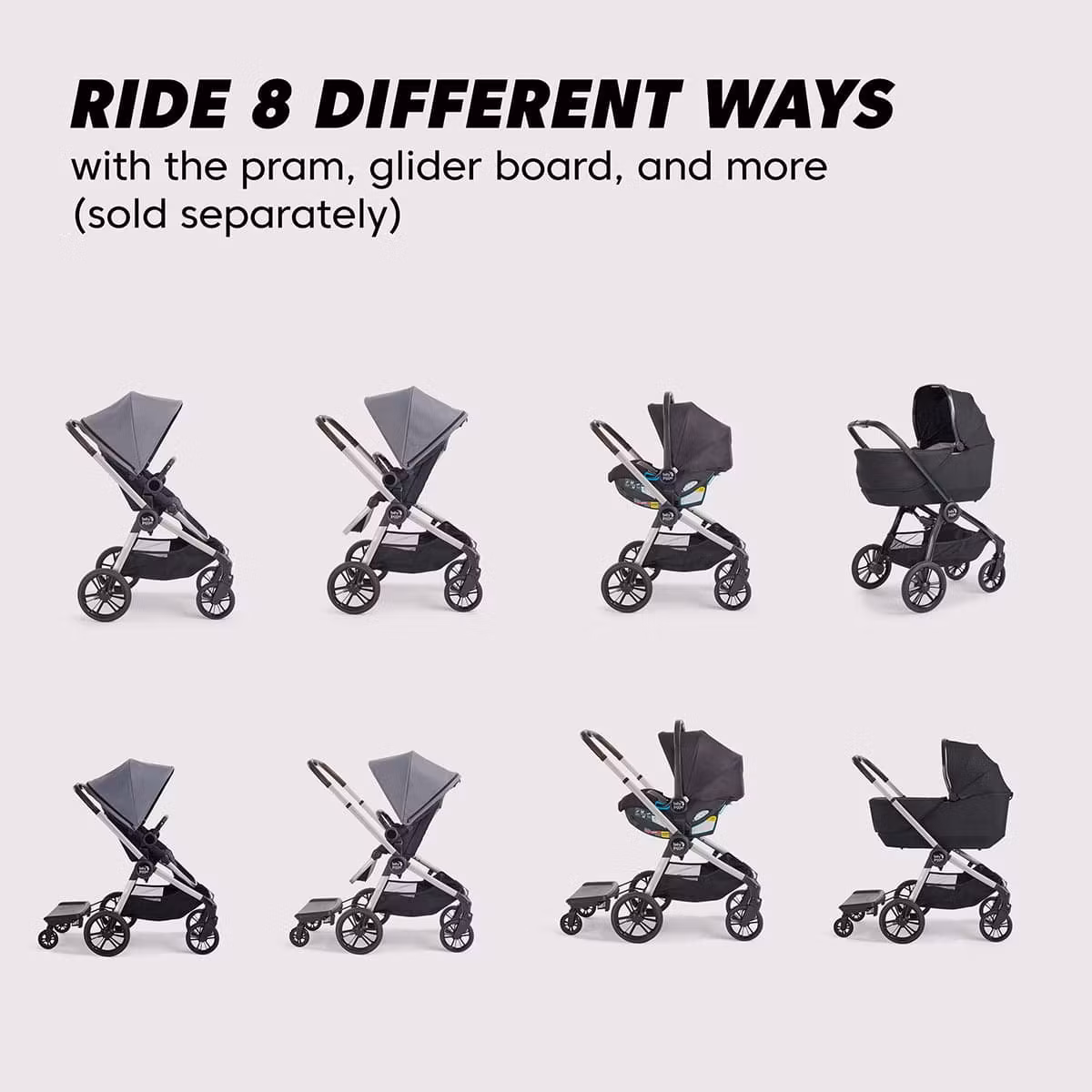 Baby Jogger City Sights Stroller - Dark Slate