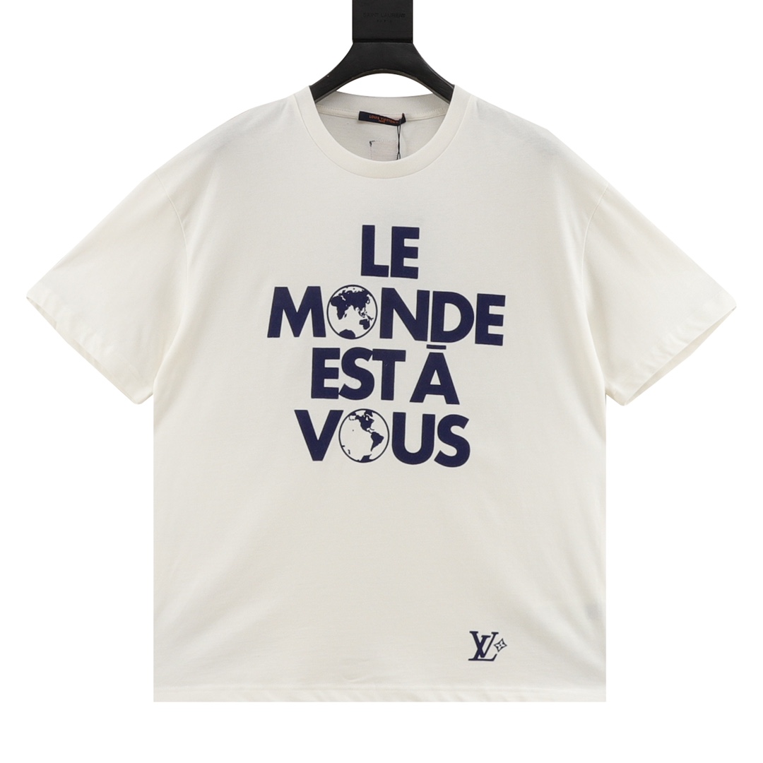 LV Logo lettering T-shirt