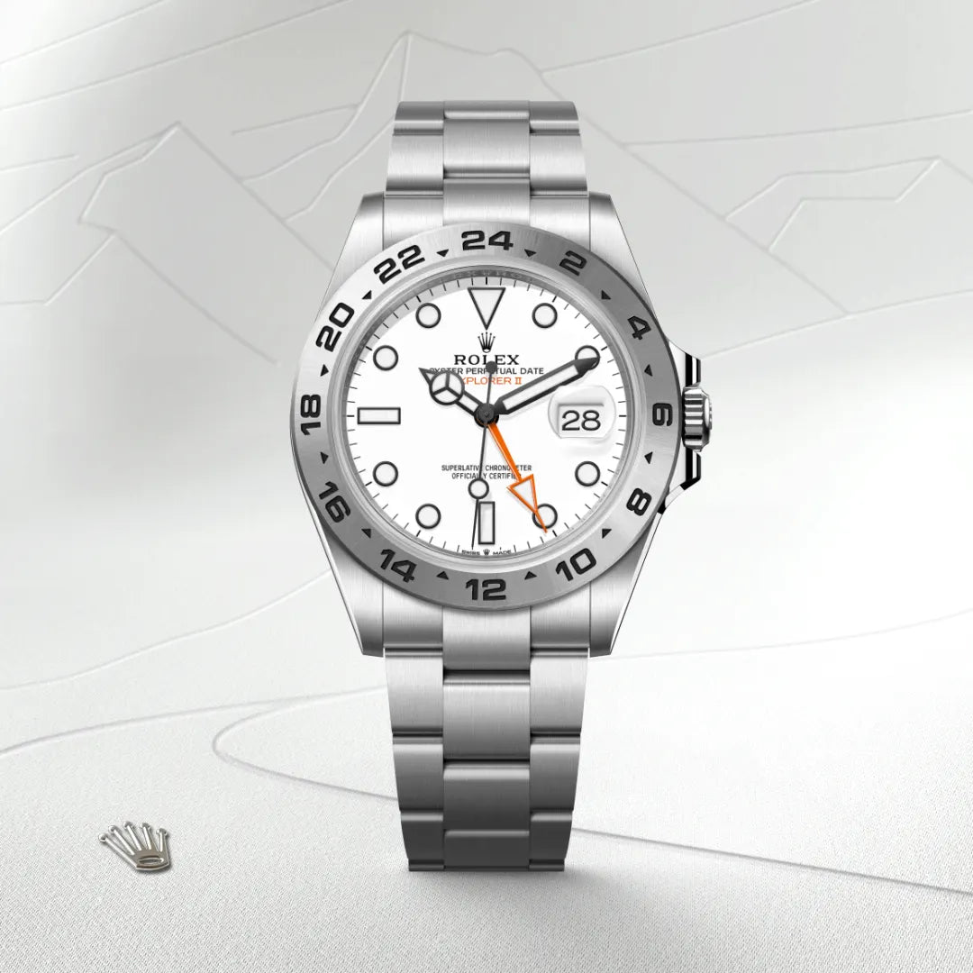 2025 Explorer II Rolex Oyster, 42 mm, Oystersteel M226570-0001