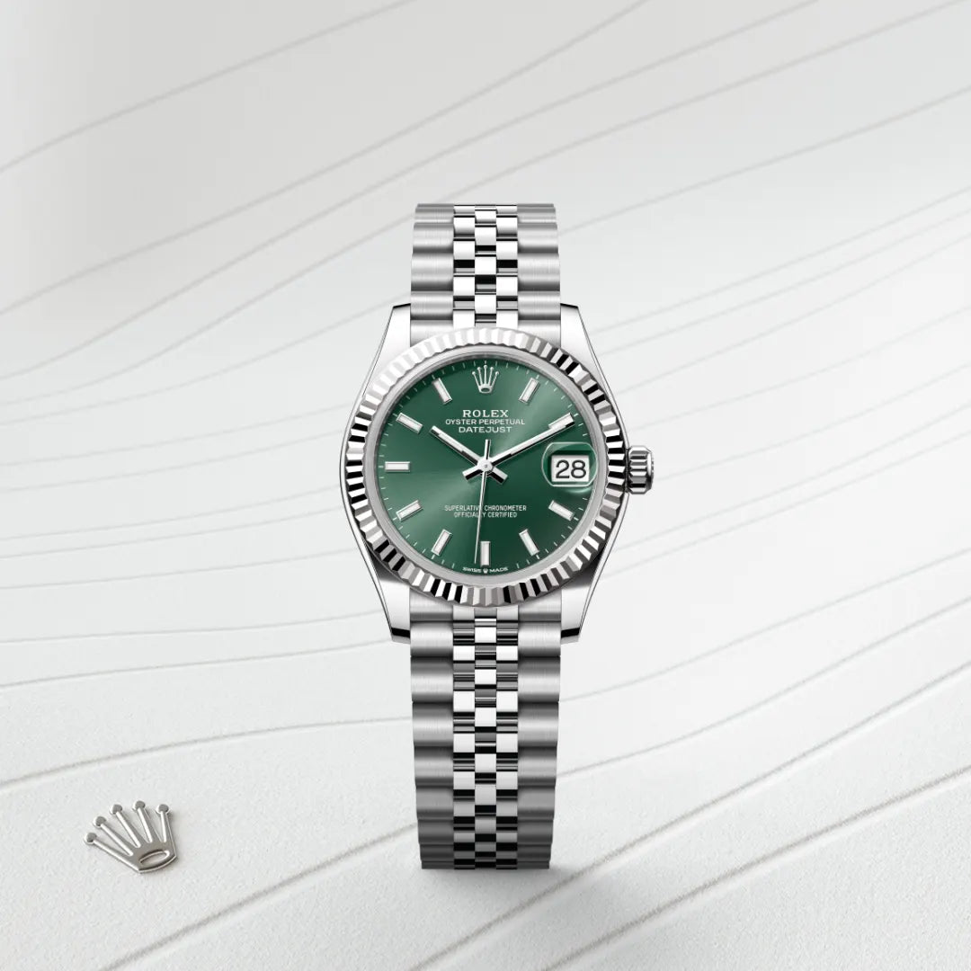 2025 Datejust 31 Rolex Oyster, 31 mm, Oystersteel and white gold M278274-0018