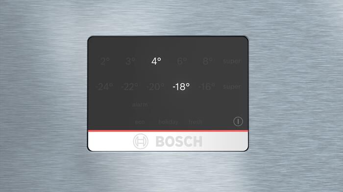 BOSCH - Frigorifero Combinato KGN76XIEP Classe E 186x75 cm-Acciaio anti-impronta