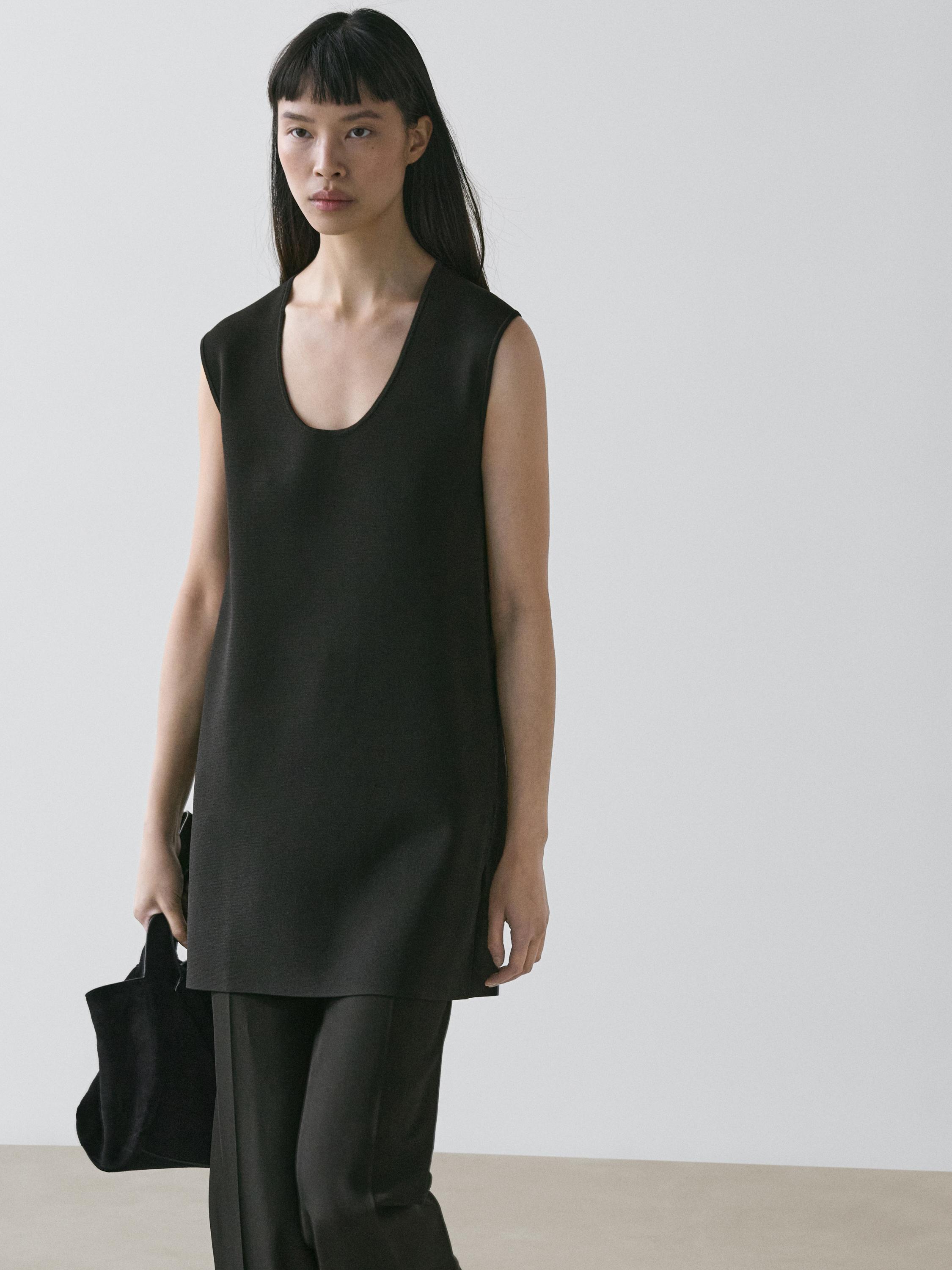 Vestido mini fluido