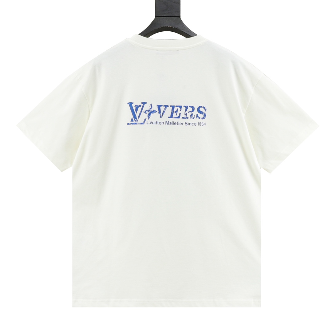 LV Logo lettering T-shirt