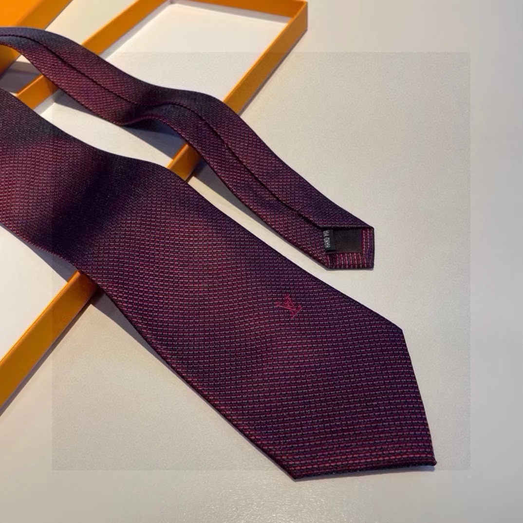 Fashion Top quality Weave Wine Red Necktie LD-861001