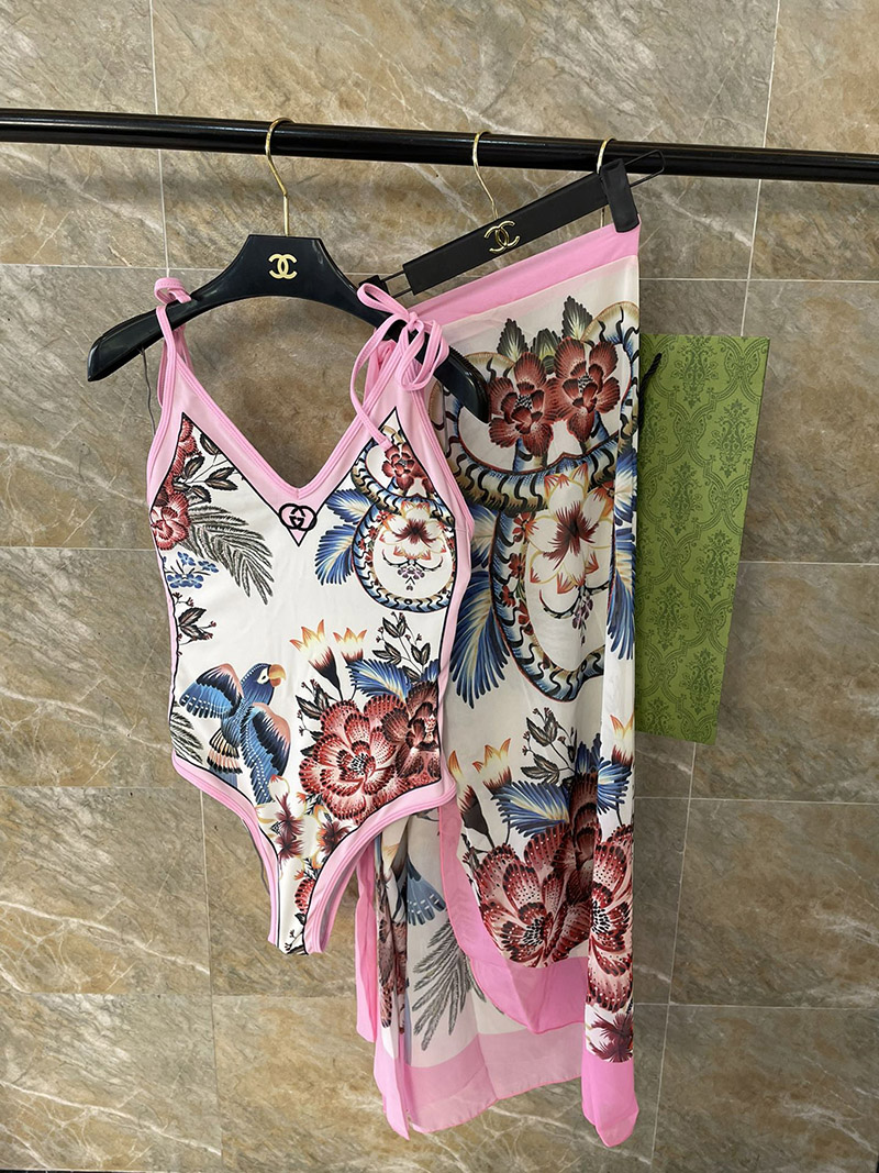 Fashion Sexy One-piece Swimsuits With Skirt YY-925209