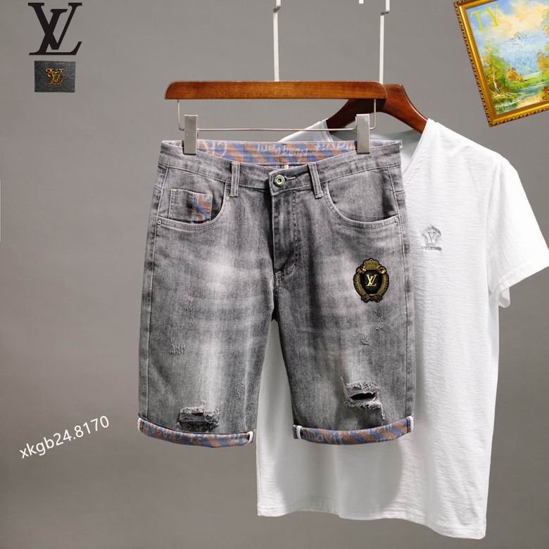 LV Jean shorts