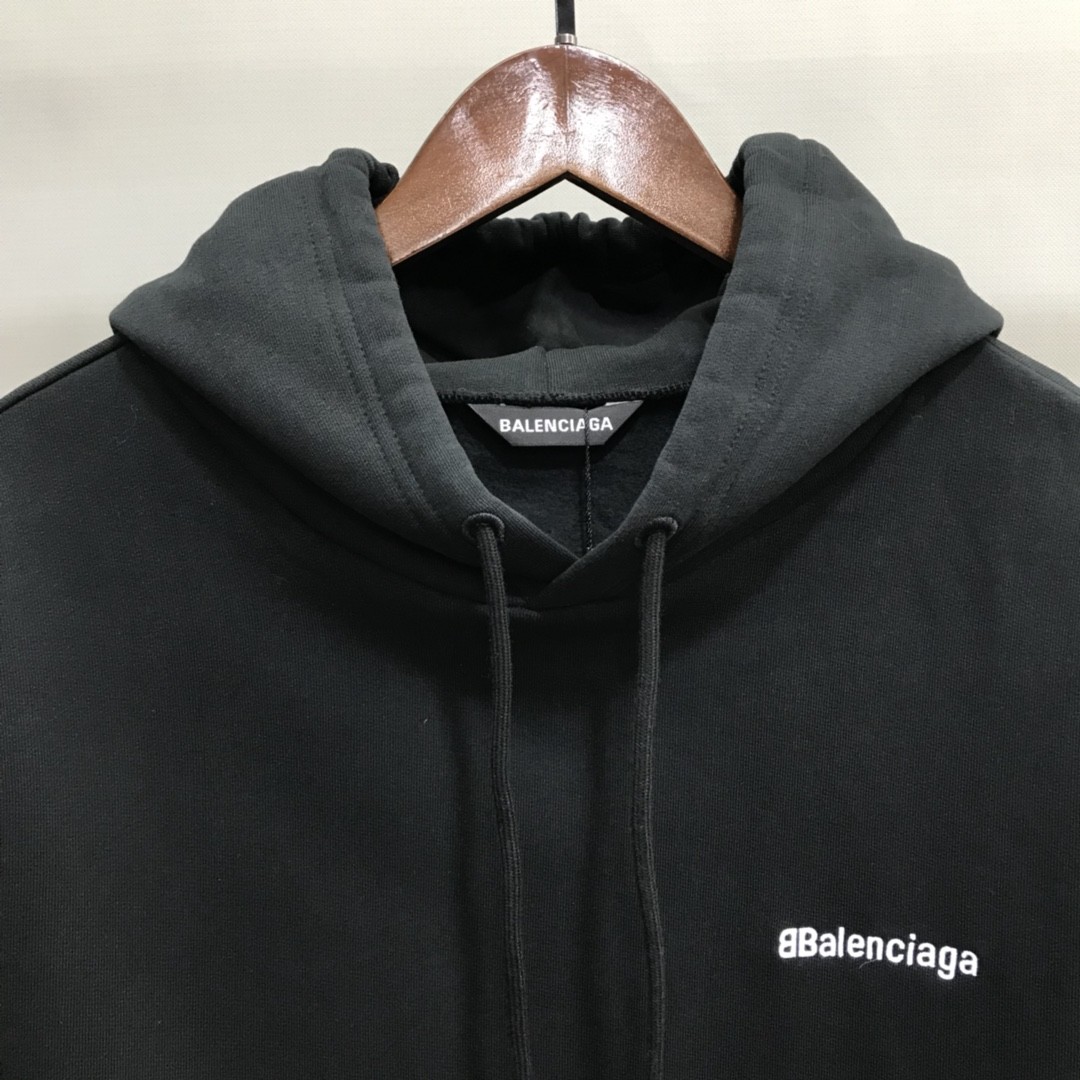 BLCG BB embroidered letter hoodie
