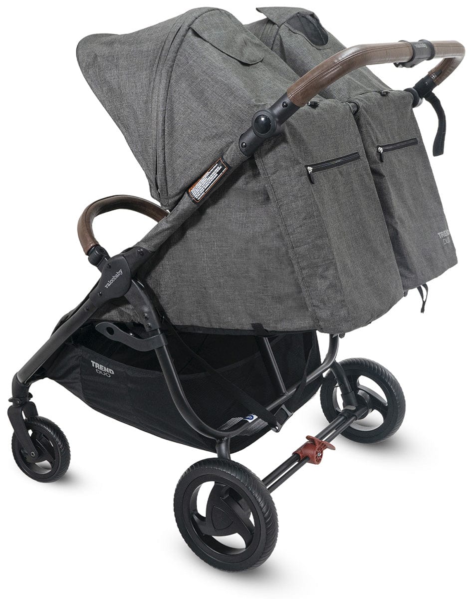 Valco Trend Duo Side by Side Double Stroller 2025 Charcoal