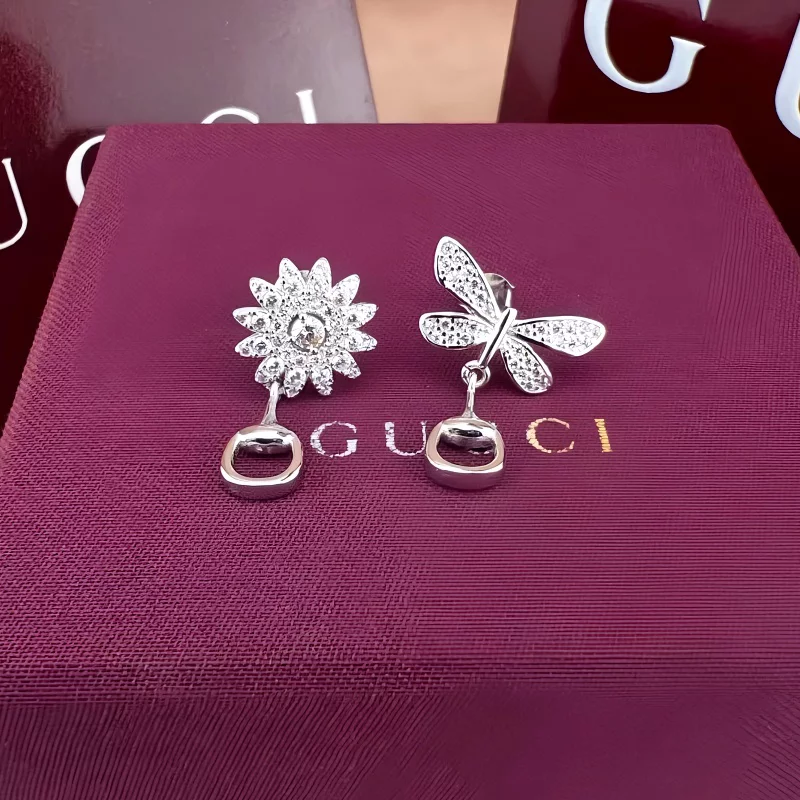 Stone-set Flowers Earrings ED-931283