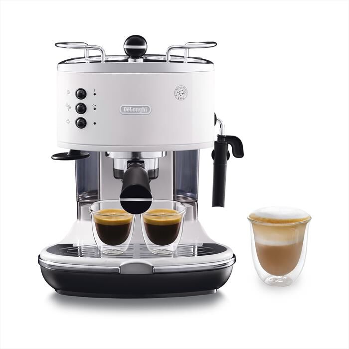 DE LONGHI - ICONA VINTAGE ECO 311.W MACCHINA DA CAFFÈ MANUALE-bianco