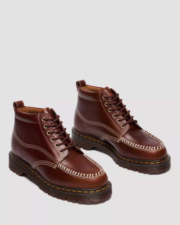 Lowell Chukka Moc Toe Leather Ankle Boots