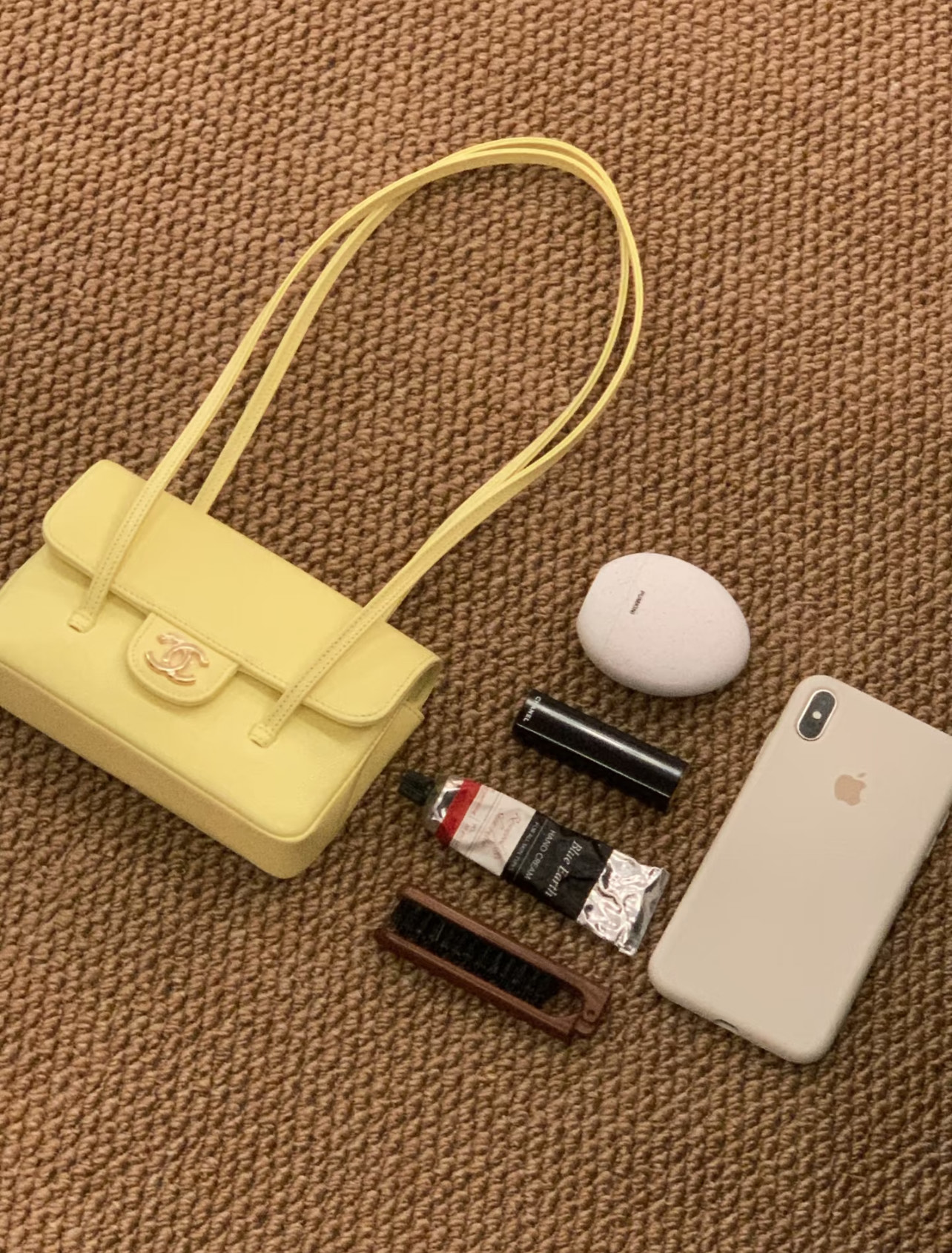 Chanel Leather Strap Bag