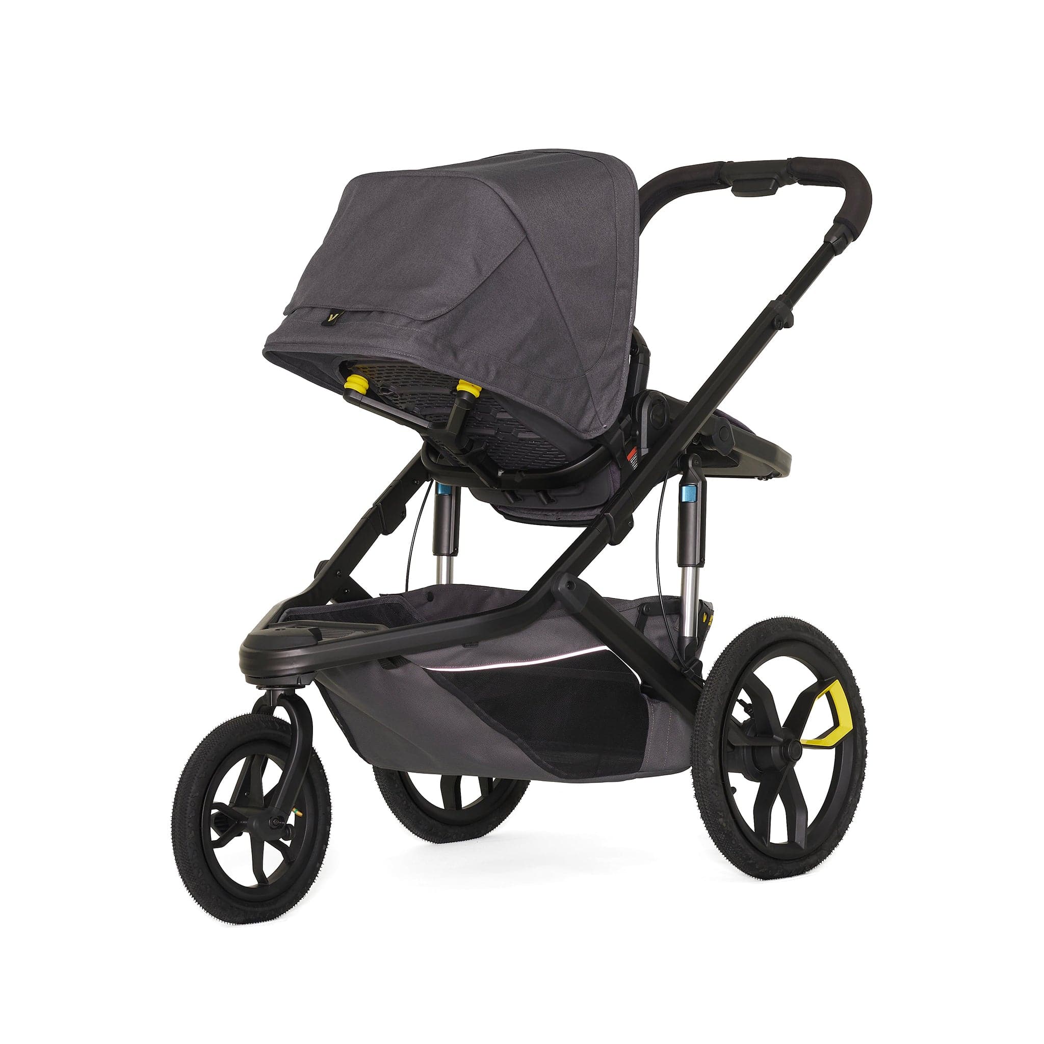 Veer Switch&Jog Luxe Stroller with Neoprene Kit + Bassinet Bundle - Rose Quartz
