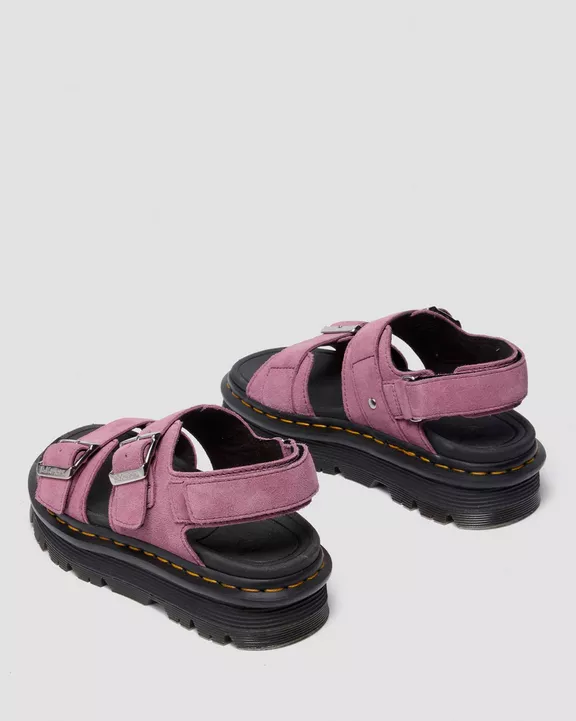 Zebzag Suede Sandals