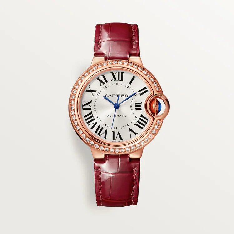Cartier BALLON BLEU Diamond Rose Gold 33mm