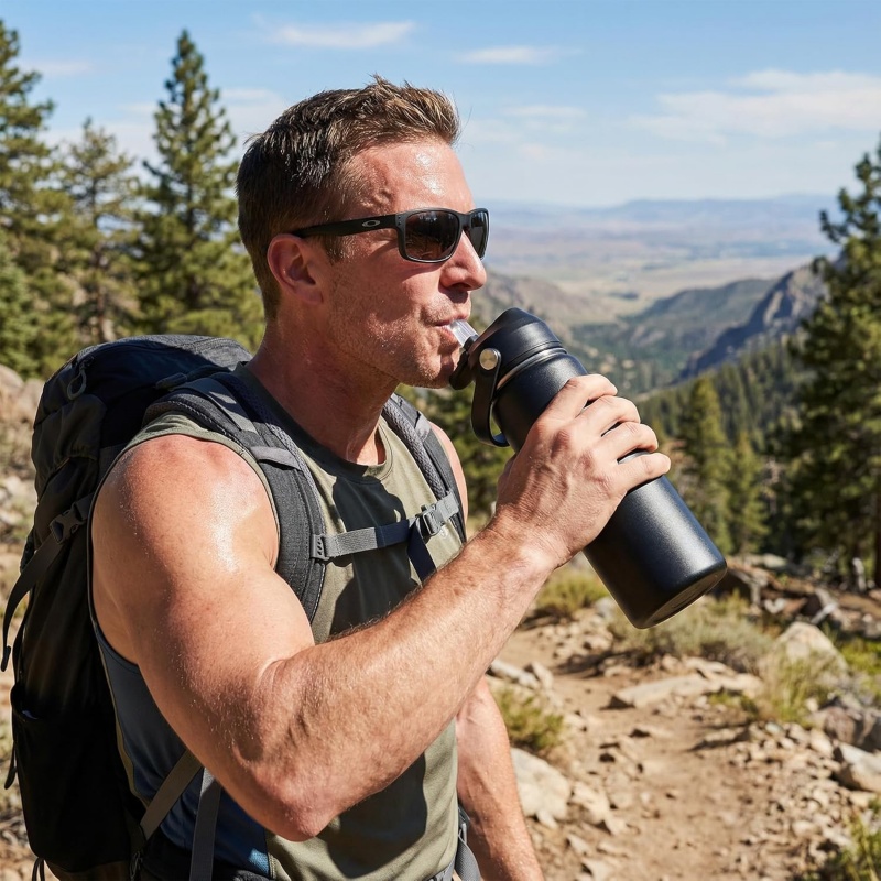 THERMOCLOUD 18oz Insulated Stainless Steel Water Bottle