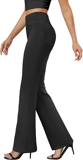AERLEN Womens Bootcut Dress Pants