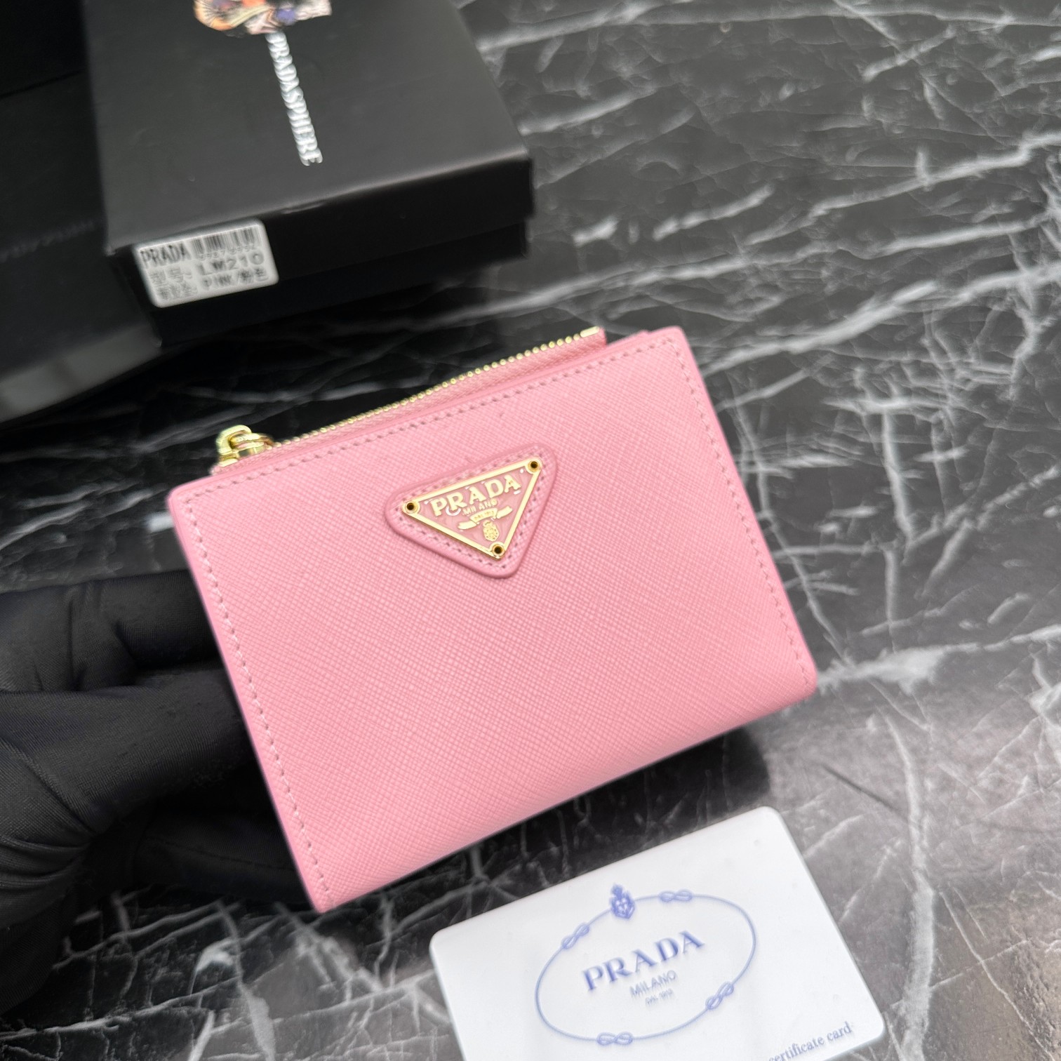 Fashion 3.9″x3.5″x0.8″ Blue Leather Wallet QB-927071