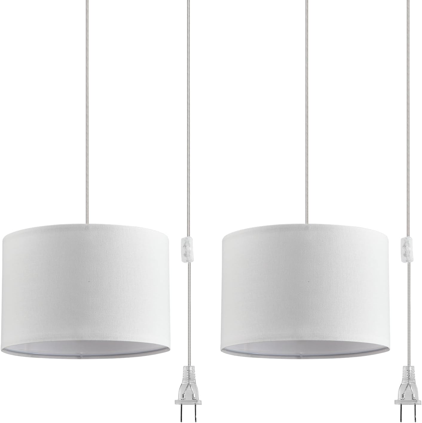 LUMISCAPE 2 Pack Plug in Pendant Light
