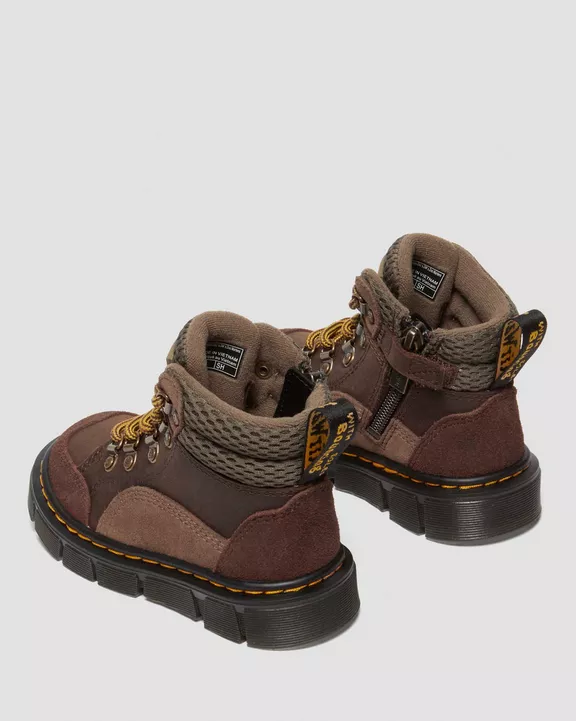 Toddler Raffe Leather & Suede Boots
