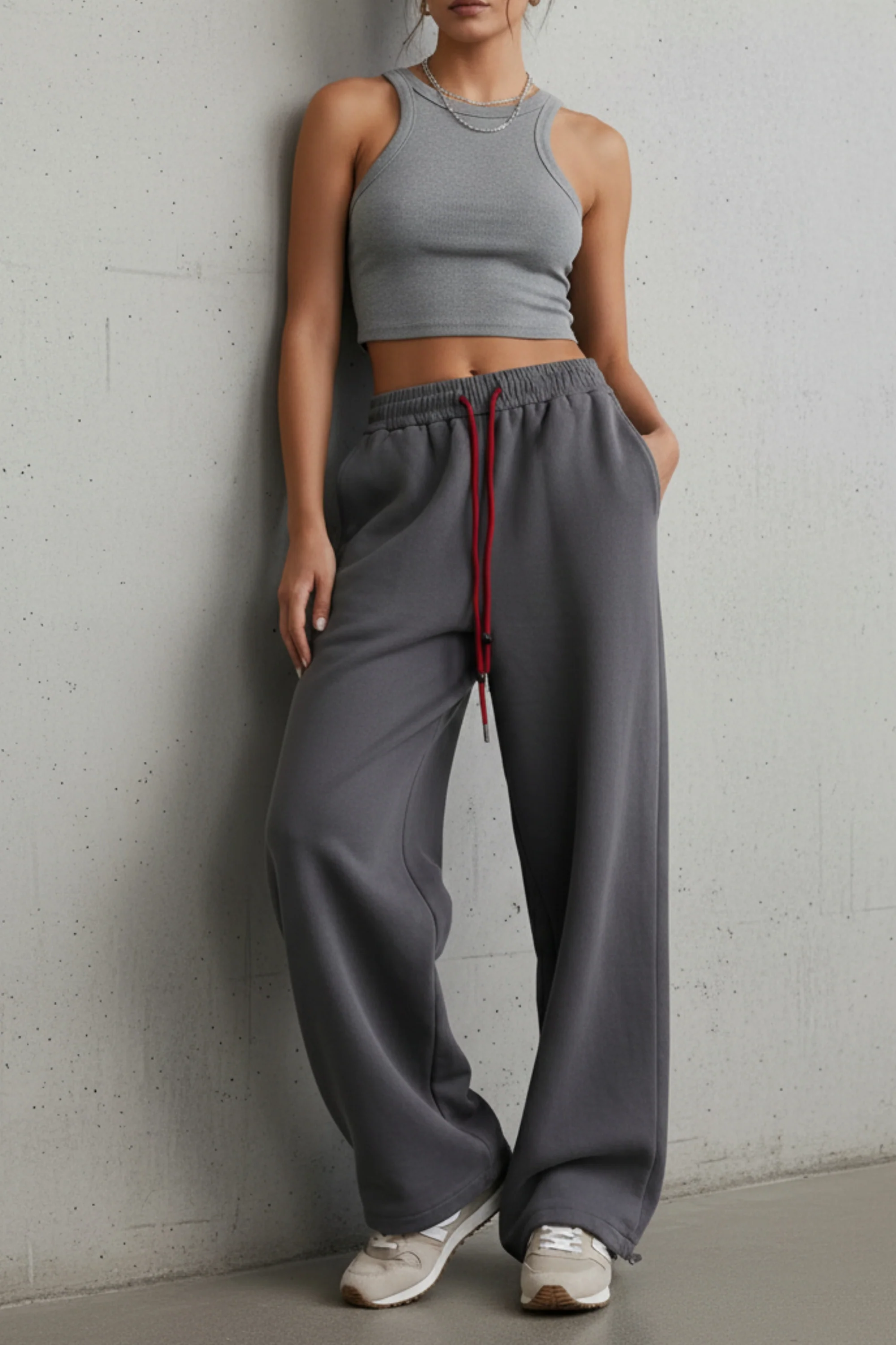 Ash Grey Flow Joggers