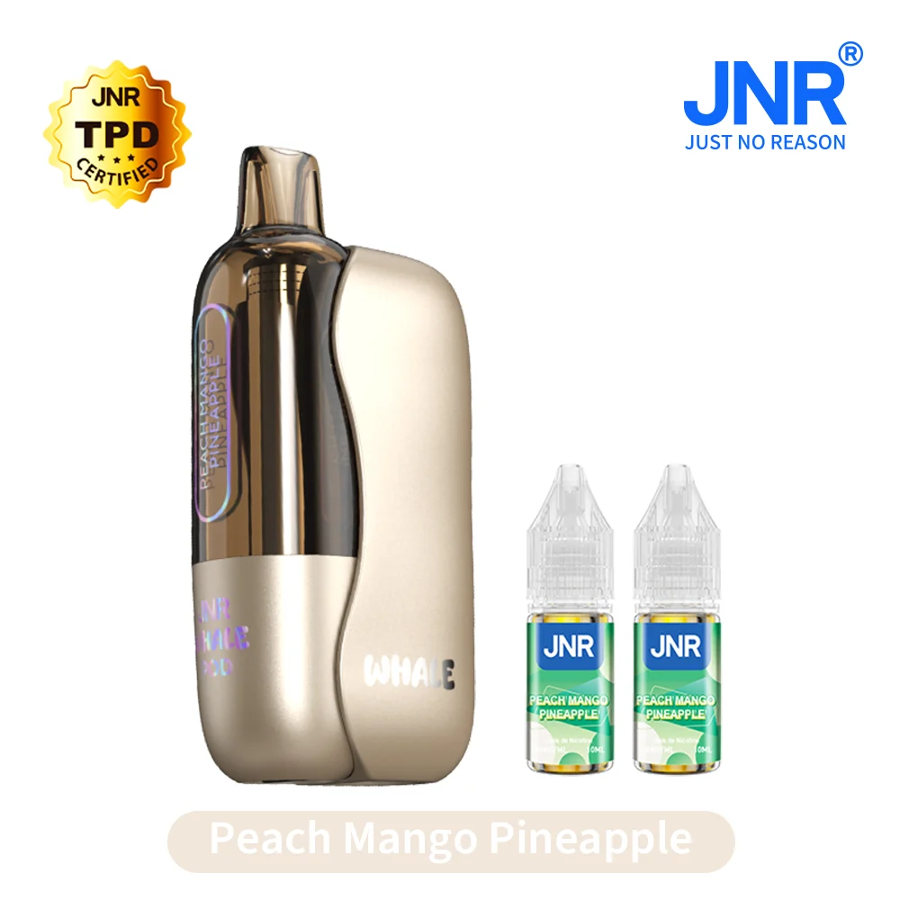 JNR Whale 38K Puffs - Kit Pod Pré-rempli et Rechargeable - Vape Grok