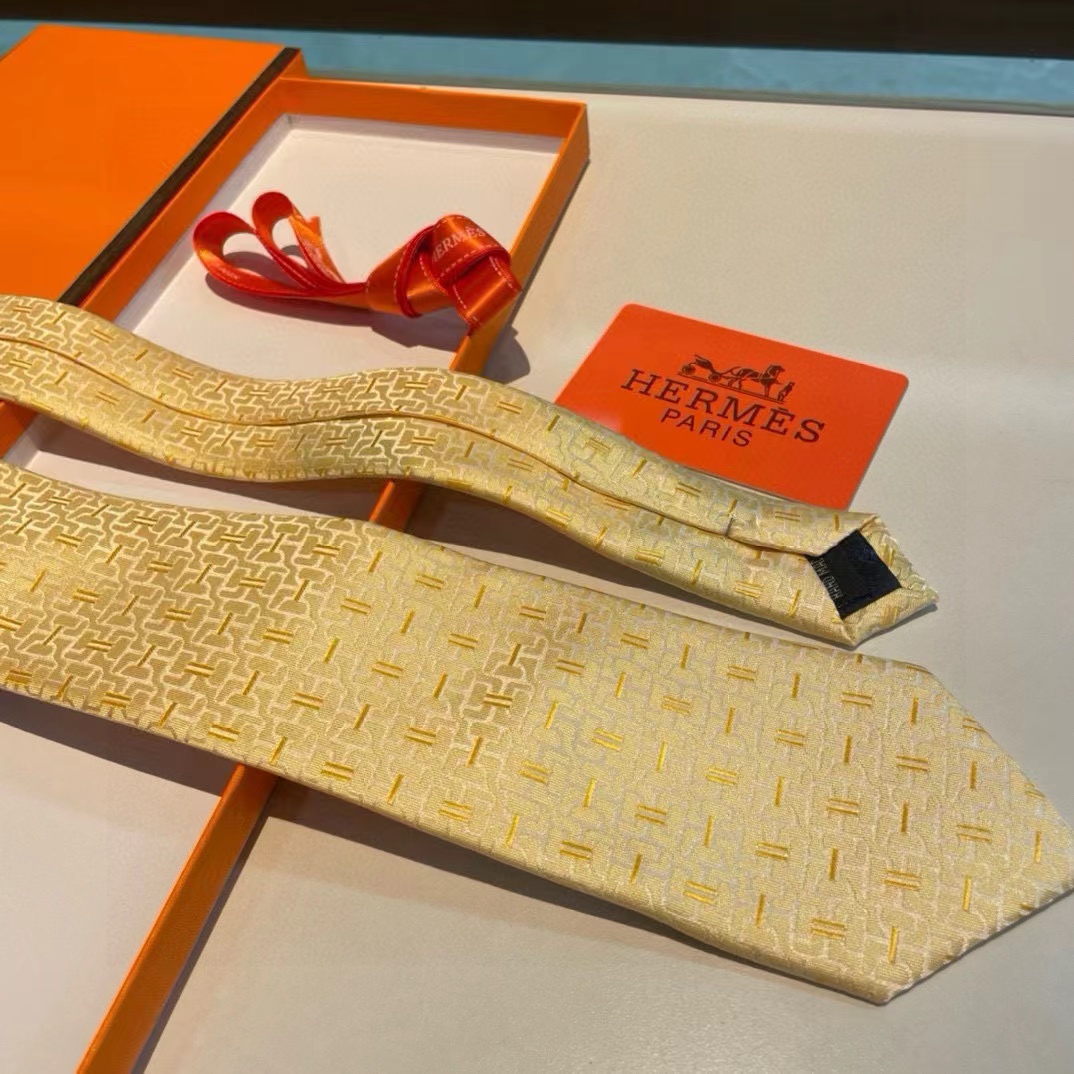 Fashion Top Quality Yellow Necktie LD-861002