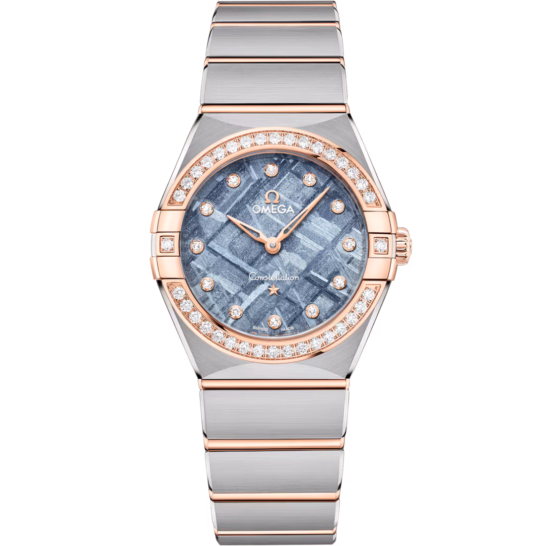 Omega Constellation Ladies' Selection 28mm steel ‑ Sedna™ gold on steel ‑ Sedna™ gold 131.25.28.60.99.001