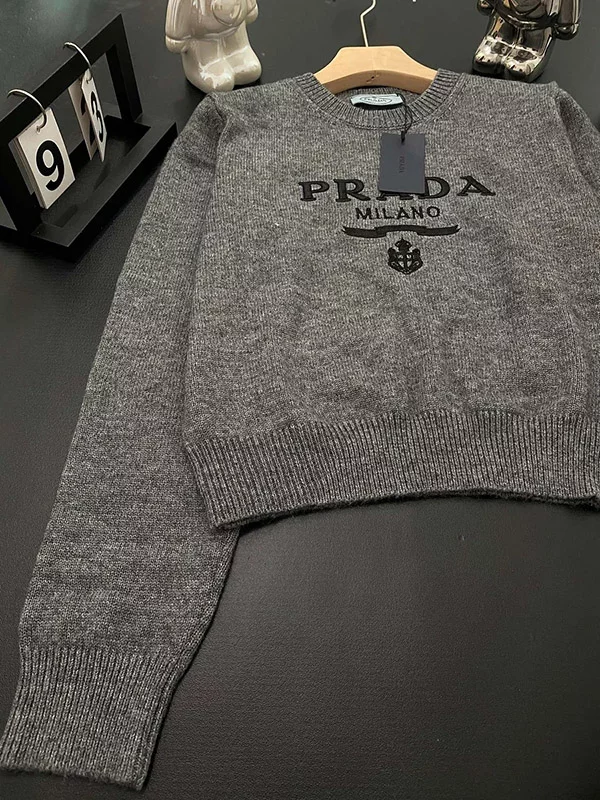 Embroidered Long Sleeve Sweater MY-93209
