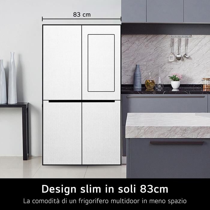 LG - Frigorifero 4 porte GMV860EPDE INSTAVIEW Classe E-Essence Matte Black