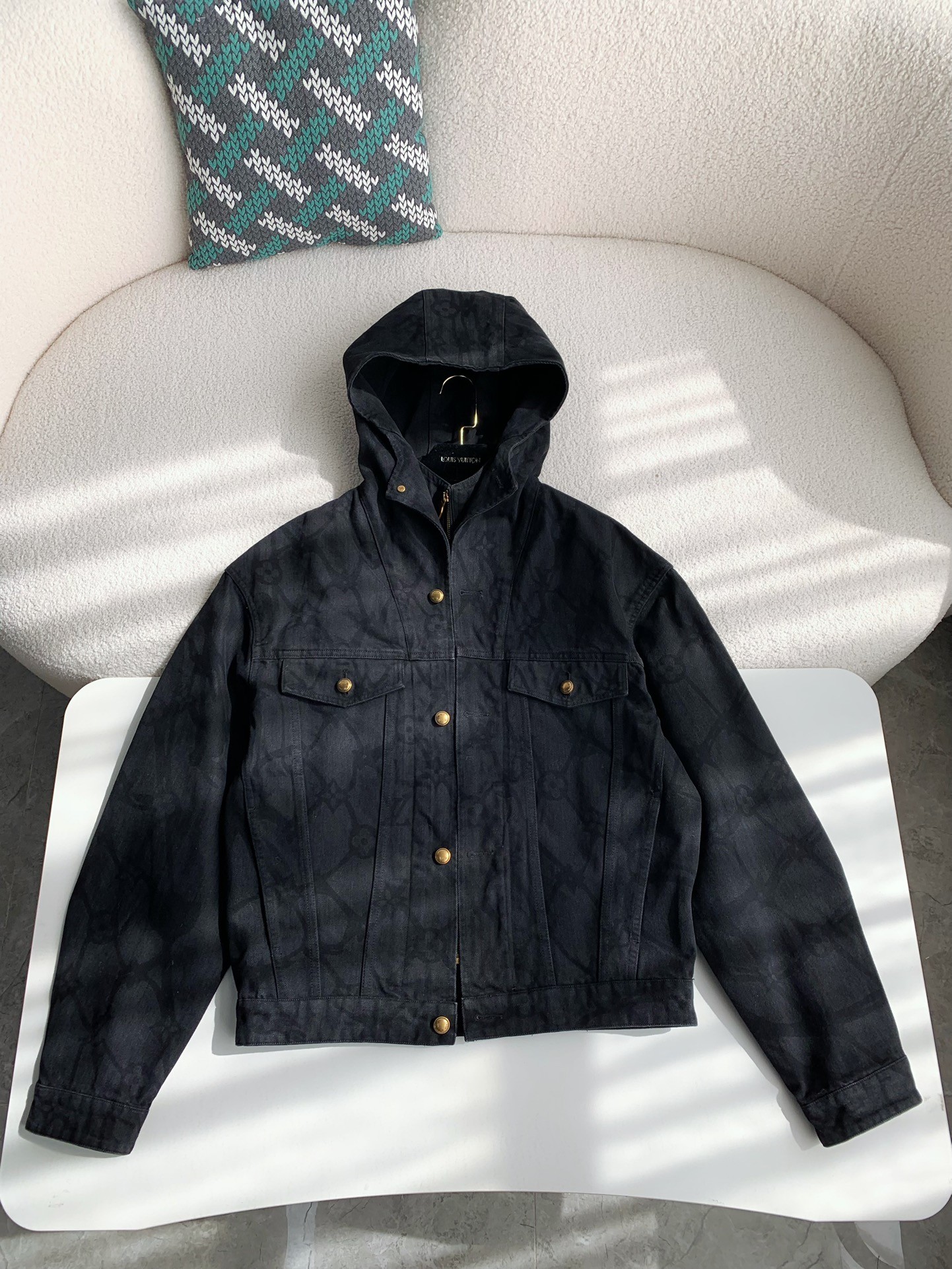 LV Hooded Denim Jackets