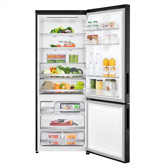 LG - Frigorifero combinato GBB569MCAMN.AMCQEUT Classe E-Nero