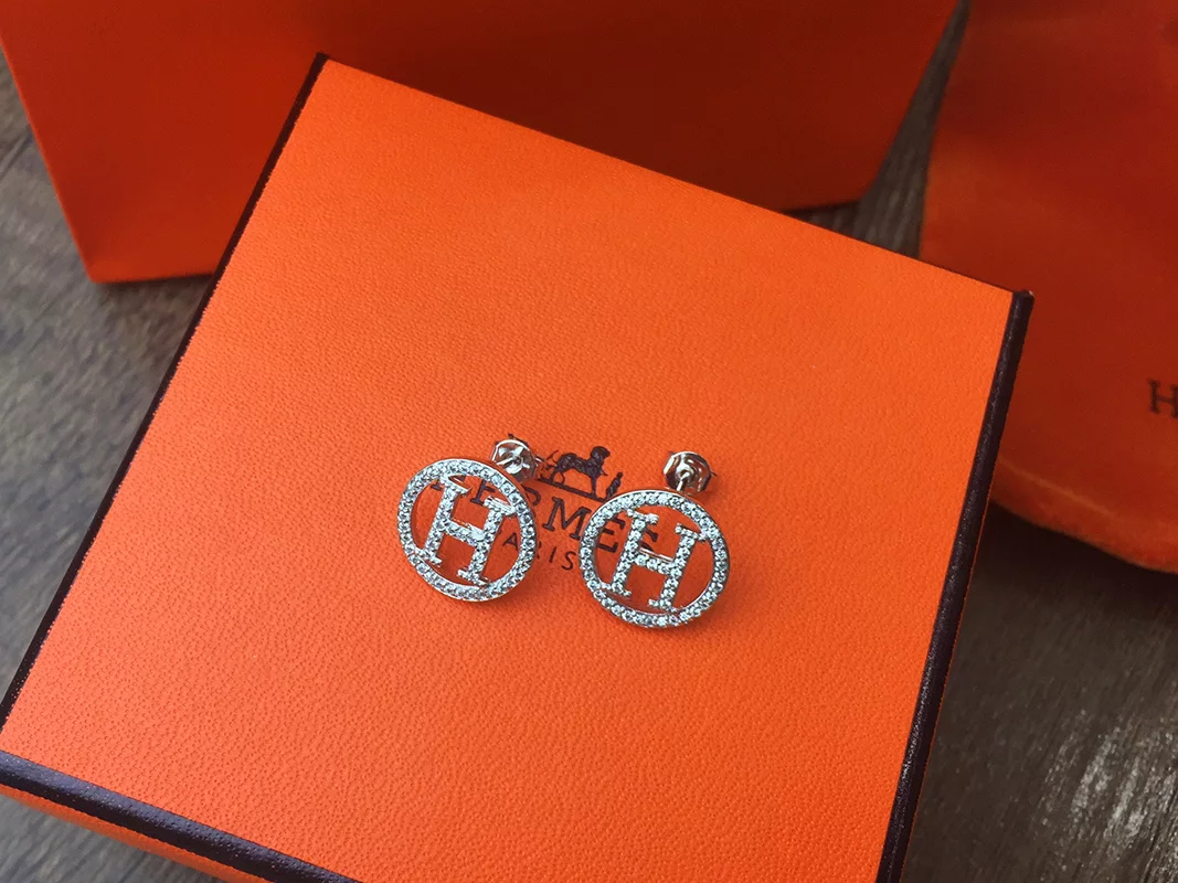 Stone-set Earrings for sensitive ears ED-931284