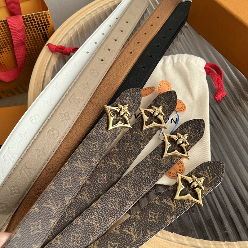 Classic 4Colors Top quality steel Buckle Prints Leather Belt PD-862143