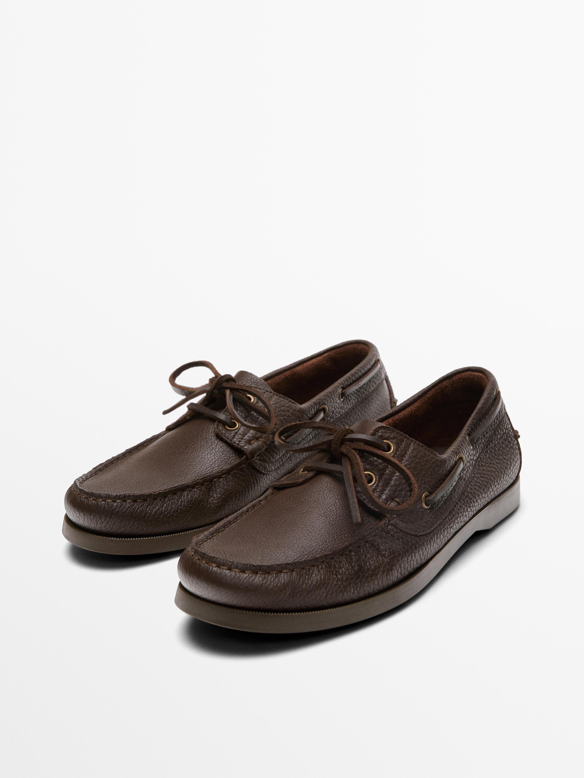Zapato náutico piel