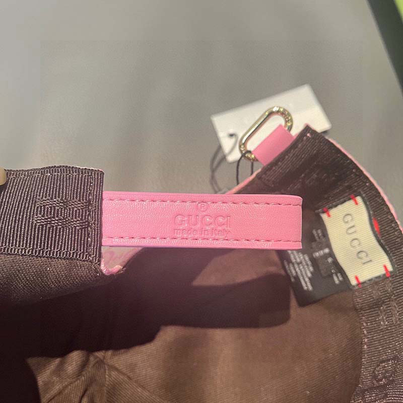 Fashion Adjustable Pink Canvas Baseball Cap MZ-916078