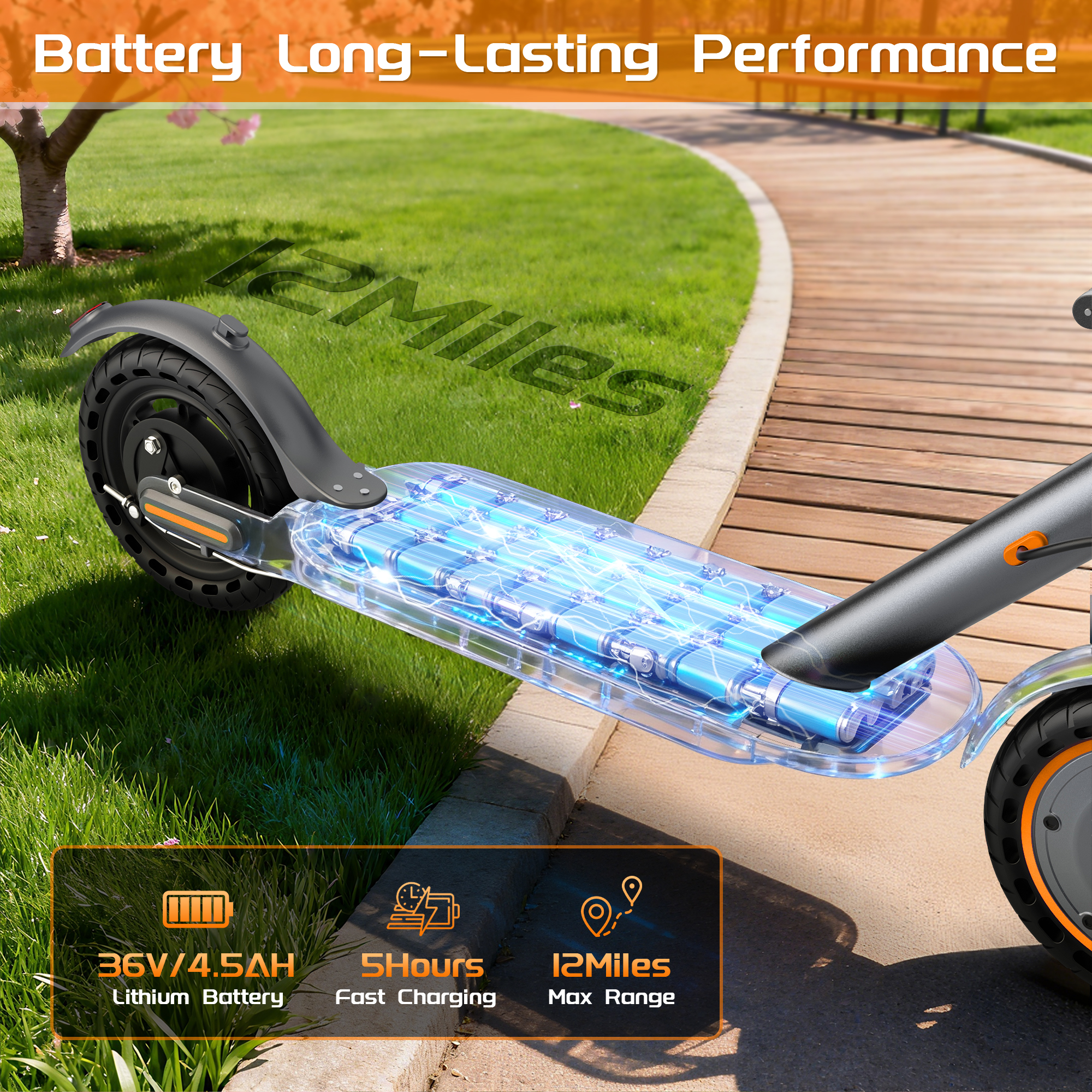 AOVOPRO Mini80 Electric Scooter for Kids 350W 4.5 Ah Foldable