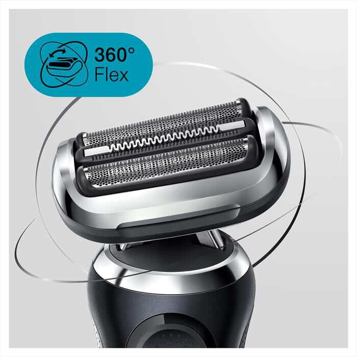 BRAUN - Rasoio Elettrico Uomo SERIES 7 71-N1000S Flex 360°-NERO