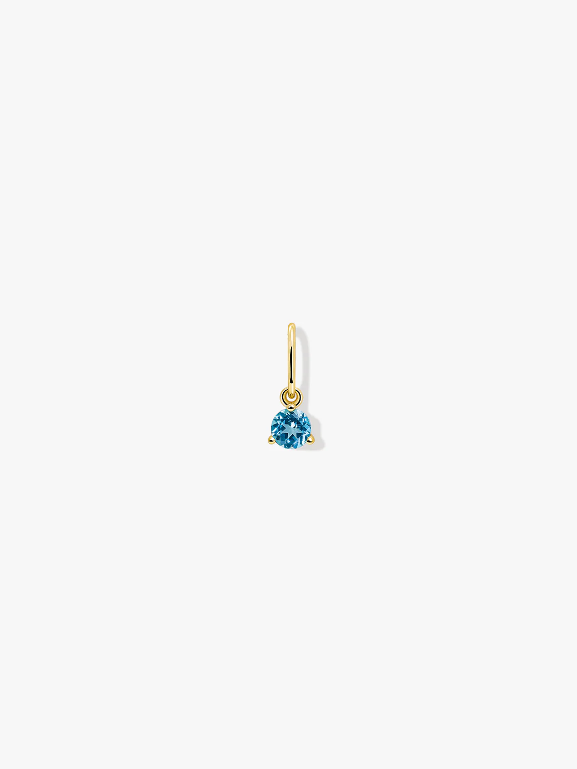 Blue Topaz Charm