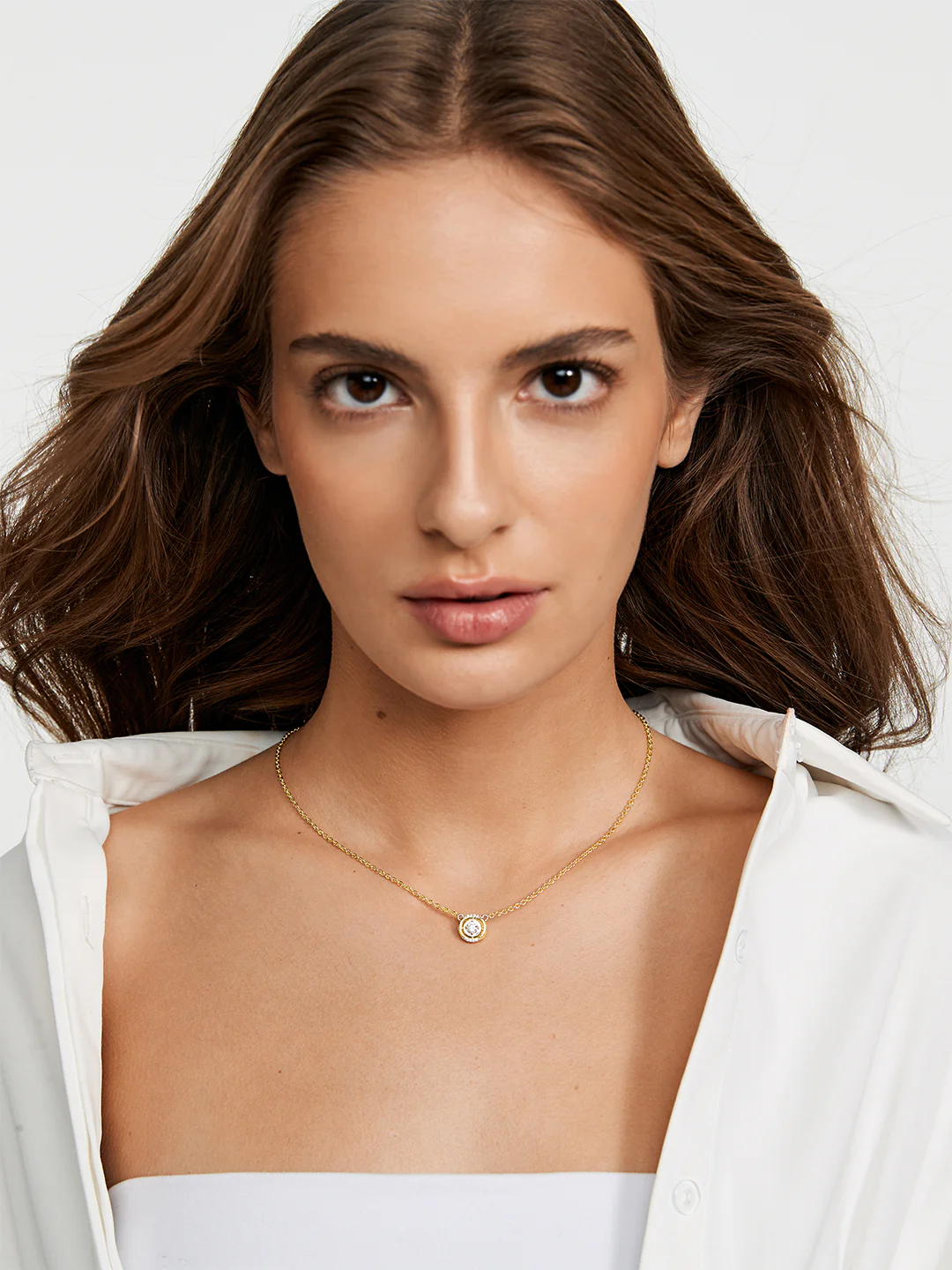 Halo Crystal Necklace