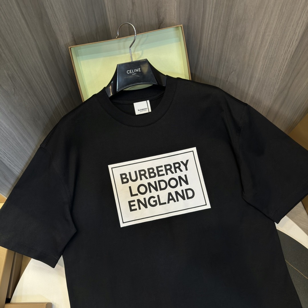 BBR 2024ss latest, logo printed cotton three-dimensional loose t-shirt